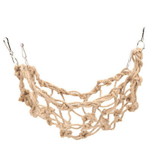 Pet Bird Swing Parrot Parakeet Budgie Cockatiel Cage Hammock Hanging FunnyToy Bj