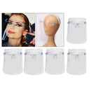 Set of 5 Safety Full Face Shield Guard All-Round Goggles Visor Hat Anti-Fog