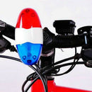 4 Sounds 6 LED Electric Horn Bell Speaker Alarm Siren For Bicycle Cycl DHU
