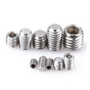 M3-M8 200pcs Stainless Steel Hex Socket Set Screw Grub Screws Assortment B MWB