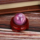 20mm Natural Amethyst Quartz Crystal Sphere Ball Healing Stone w/ Stand Gift
