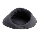 Warm Fleece Pet Sleeping Bag Nest Soft Kennel Cats Dog Bed House (Grey S) A