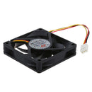 70mm PC Chassis Computer Case 3 Pin Fan Cooling Cooler H4E1