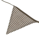 12 Flags VintageFabric Pennant Wedding Pennant Bunting Banner Garlands 3.2m 3C