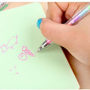 2X Cute Highlighter Pen Marker Stationary Point Pen Ballpen 6Color Gift abus