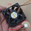 60x60x15mm 3 Pin 12V Case Computer Cooler Cooling Fan PC Black E