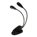 Reading Light Reading lamp four LED dual rod with a light stand