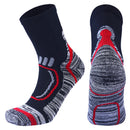 Women Men Winter Sports Hiking Socks Thermal Snow Ski Crew Sock Black XL
