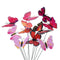 20 Pieces Garden Butterflies Stakes And 4 Pieces Dragonflies Stakes Garden