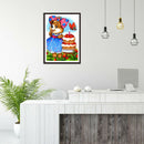 5D DIY Full Drill Diamond Painting Cute Bear Cross Stitch Embroidery Mosaic
