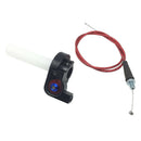 Twist Throttle Accelerator Handle Grips and Cable Set for 7/8inch 50cc 150cc