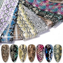 Nail Foils Colorful Serpentine Nail Art Transfer Stickers Decals DIY Manicure H7
