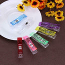 50pcs/set Multi-color Plastic Clips for Patchwork Sewing DIY Craft Quilting
