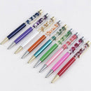 1PC Dried Flower Ballpoint Pen Rollerball Pen Writing Stationery School Supplies