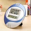 Temperature Display Digital Wall Electronic Clock LCD Moderne Calendar LED BG7I8