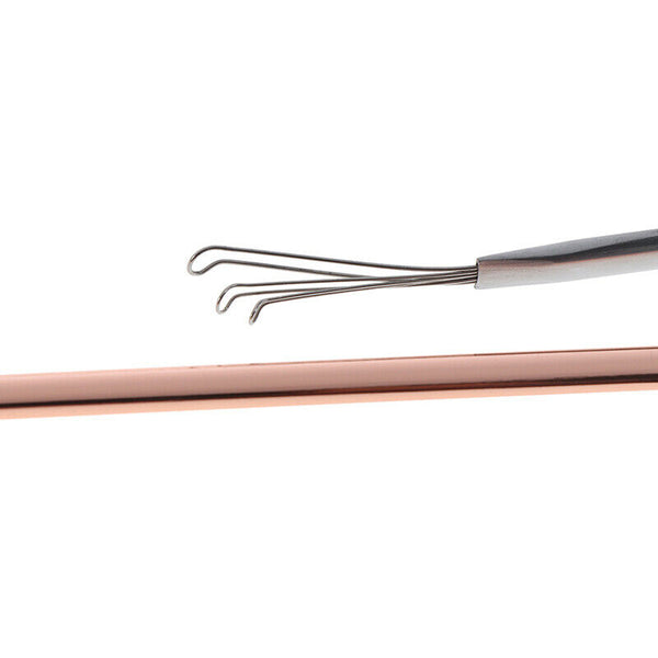 1PC Steel Dig Ear Curette Digging Earpick Cleaner Ear Spoon Ear Cleaning TGVCATO