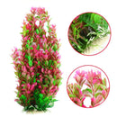46CM Rhodo Green Plastic Water Plant for Aquarium Fish Tank Ornament Decor #
