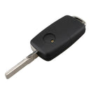 2 Buttons Flip Remote Key Fob Case 434MHz ID48 Chip For Beetle Bora Golf Pa S1J8