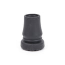 1X walking stick end tripod cane tip self standing rubber bob-slip end bottom M&
