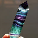 1Pc Natural Fluorite Quartz Crystal Stone Point Healing Hexagonal Wand 3C