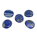 5PCS Natural Lapis Lazuli Gem Oval Stone Set Worry Palm Stone Thumb Stones