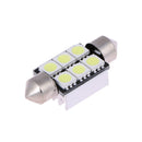 10 X Decoding Pointed Reading Lamp 36MM 5050 6smd License Plate Lights