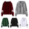 Autumn Winter Women Sweatshirt Striped Hoodies new Casual Long Sleeve Hoody N5I8