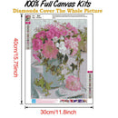Flower 5D DIY Full Round Drill Diamond Painting Embroidery Kit Craft (B889)