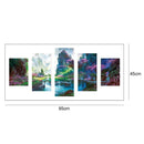 Landscape 5D DIY Full Drill Diamond Painting 5-pictures Combination Kit Set