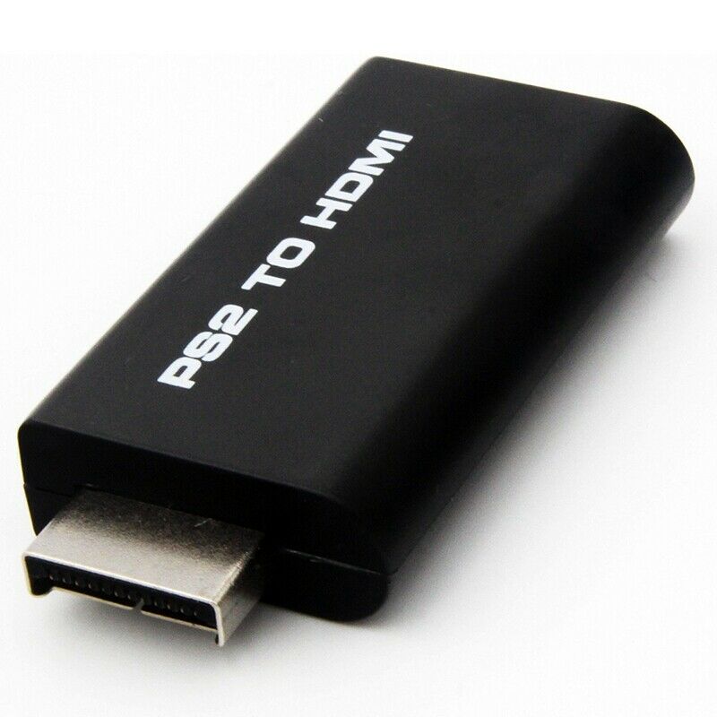 PS2 to HDMI Video Converter AV Adapter w/ 3.5mm Audio Output for HDTV Monit F9J6