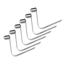 6Pcs Kayak Paddle Spring Clips Tent Pole Clips Snap Button Tube Single Pin