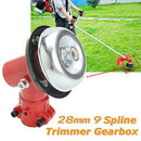 9 Spline Drive 26mm Gearbox Head Gearhead for Lawn Mower Brush Cutter Alloy -