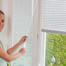 1.8mm White Braided Lift Shade Cord 55 Yards/Roll with 4x White Wood Pendant