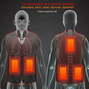 3 In 1 Camping DIY Pain Relief Electric USB Heating Pad Vest Jacket For Clothing