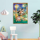 5D DIY Full Drill Diamond Painting Animal Cross Stitch Wall Art (Cartoon07)