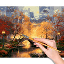 Manhattan DIY Canvas Oil Painting Paint by Numbers Kit No Frame Home Art Picture