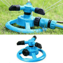 Garden Automatic Sprinklers Water 360 Degree 3 Nozzle Rotating Irrigation Y6B2