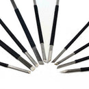 10Pcs Manganese Steel Chisel Set Stone Carving Artist Woodworkers Pretty