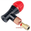 Portable Bike Bicycle Inflatable Nozzle Aluminum Alloy For Presta/Schrader A2C3