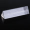 10cm Optical Glass Triple Triangular Prism Refractor Physics Experiment