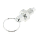 4x Stainless Steel Non Lock-Out Indexing Plunger w/ Pull Ring M8+M12