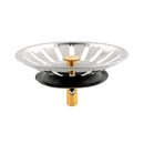 Sink Plug Stainless Steel Basket Strainer Waste Drain Stopper Home_Kitchen
