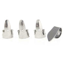 4pcs Guitar Picks Metal Index Finger Picks Instrument Part Accessories