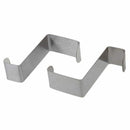 Household drawer stainless steel over the door hook 2 pieces P9V8