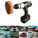 4 Inch 100mm Eraser Wheel Pinstripe  Removal Power Drill Adapter Rubber Car