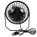 High Quality 4 Inch Cooling Ventilation Fan USB Solar Powered Panel Iron