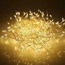 10M 200 LEDs Warm White Firecracker Fairy String Light Christmas Lamp DC 6V US