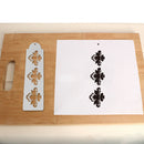 3pcs/Lot Plastic Cake Stencil Cake Decoration Sugar Sieve Cake Mold Stencil