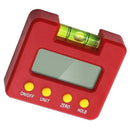 Mini Digital Inclinometer Box Protractor Angle Finder Level Bevel Gauge,Red