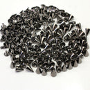 100x 10mm Gun Metal Bullet Studs Cone Punk Spikes Spots Rivet Leathercra ZFC